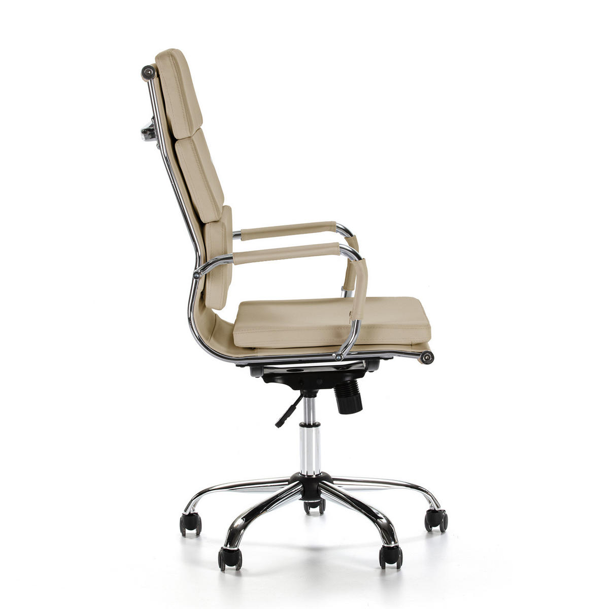 SCAUN ROTATIV Morgan cu funcție de pat, culoare taupe - taupe, blană (71/110/54cm) - VS Venta-stock