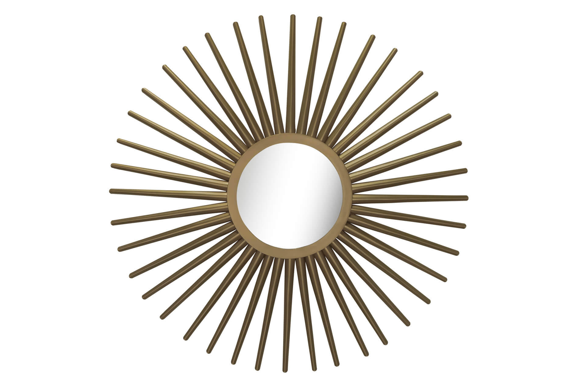 WANDSPIEGEL Gold 92/92 cm - Goldfarben, Metall (7.1/92/3cm) - KUNSTLOFT