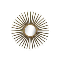 WANDSPIEGEL Gold 92/92 cm - Goldfarben, Metall (7.1/92/3cm) - KUNSTLOFT
