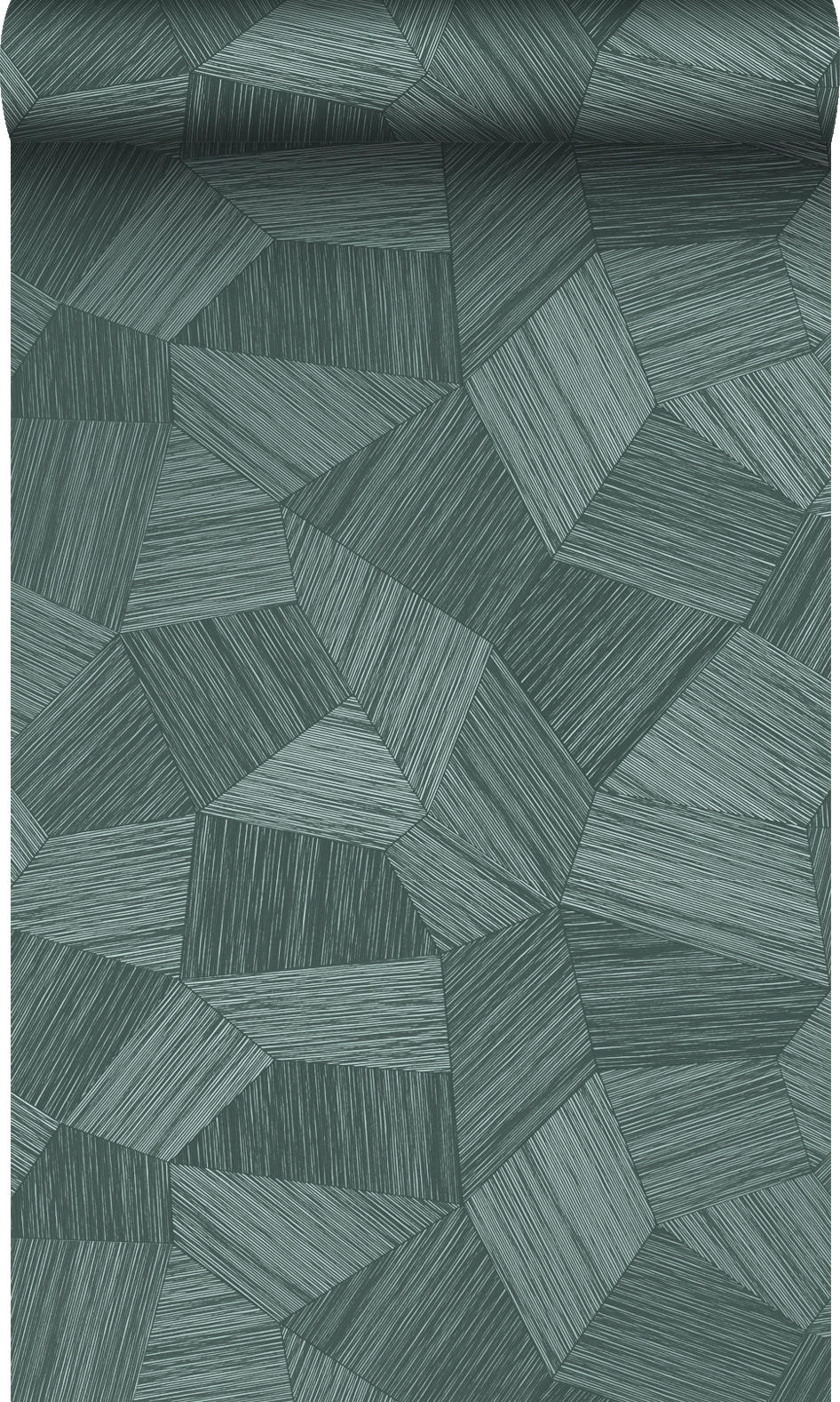 TAPETE 3D-Muster 53 cm x 10.05 m - Grün, Papier (53/1000cm) - Origin Wallcoverings