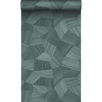 TAPETE 3D-Muster 53 cm x 10.05 m - Grün, Papier (53/1000cm) - Origin Wallcoverings