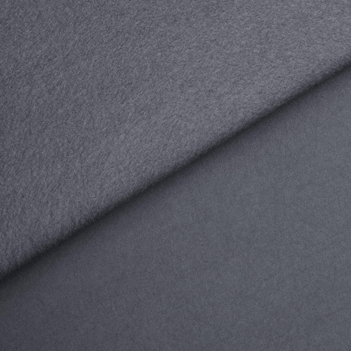 VORHANG Amelie TO mit Öse 140x245cm Anthrazit (2tlg) - Anthrazit, Textil (140/245/1cm) - Beautissu 