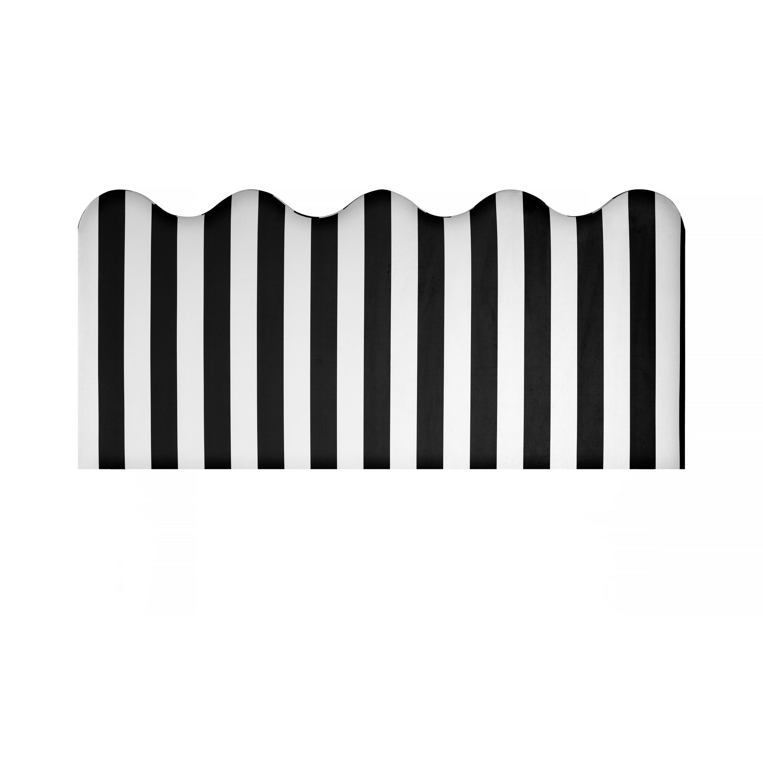 RNT By Really Nice Things Kopfteil Schwarz 160x74x3 cm