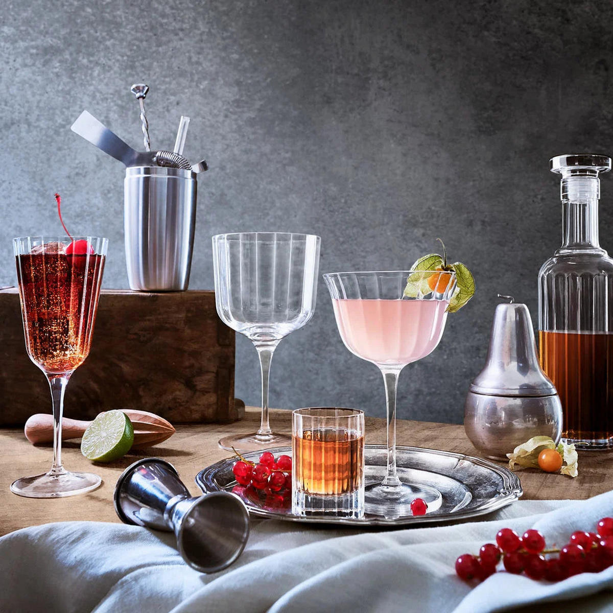 CHAMPAGNERGLAS Champagnergläser - Flöten - Bach - 210 ml - 4 Stück - Transparent, Glas (0.21L)