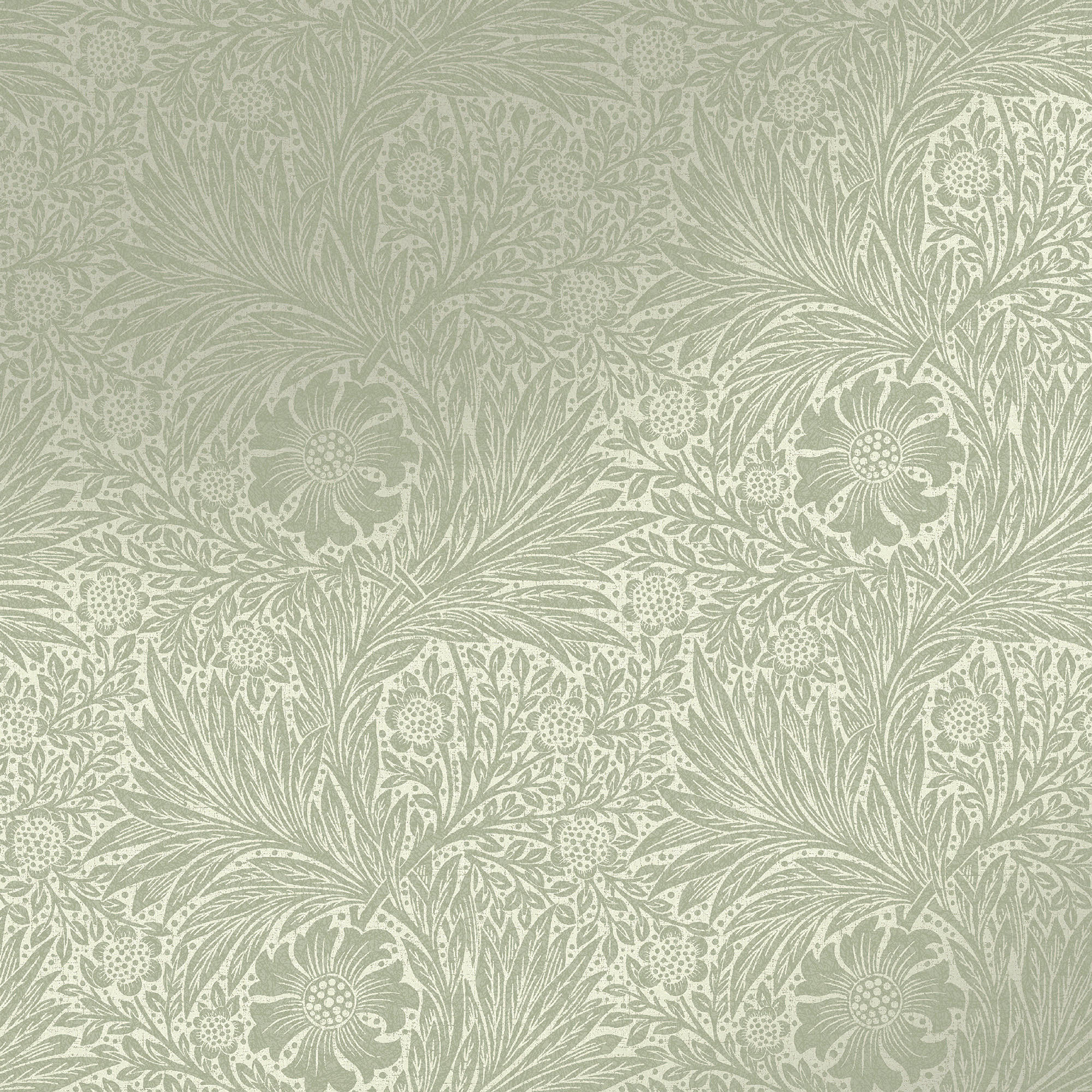 William Morris at Home Vliestapete Salbeigrün 52x1000 cm