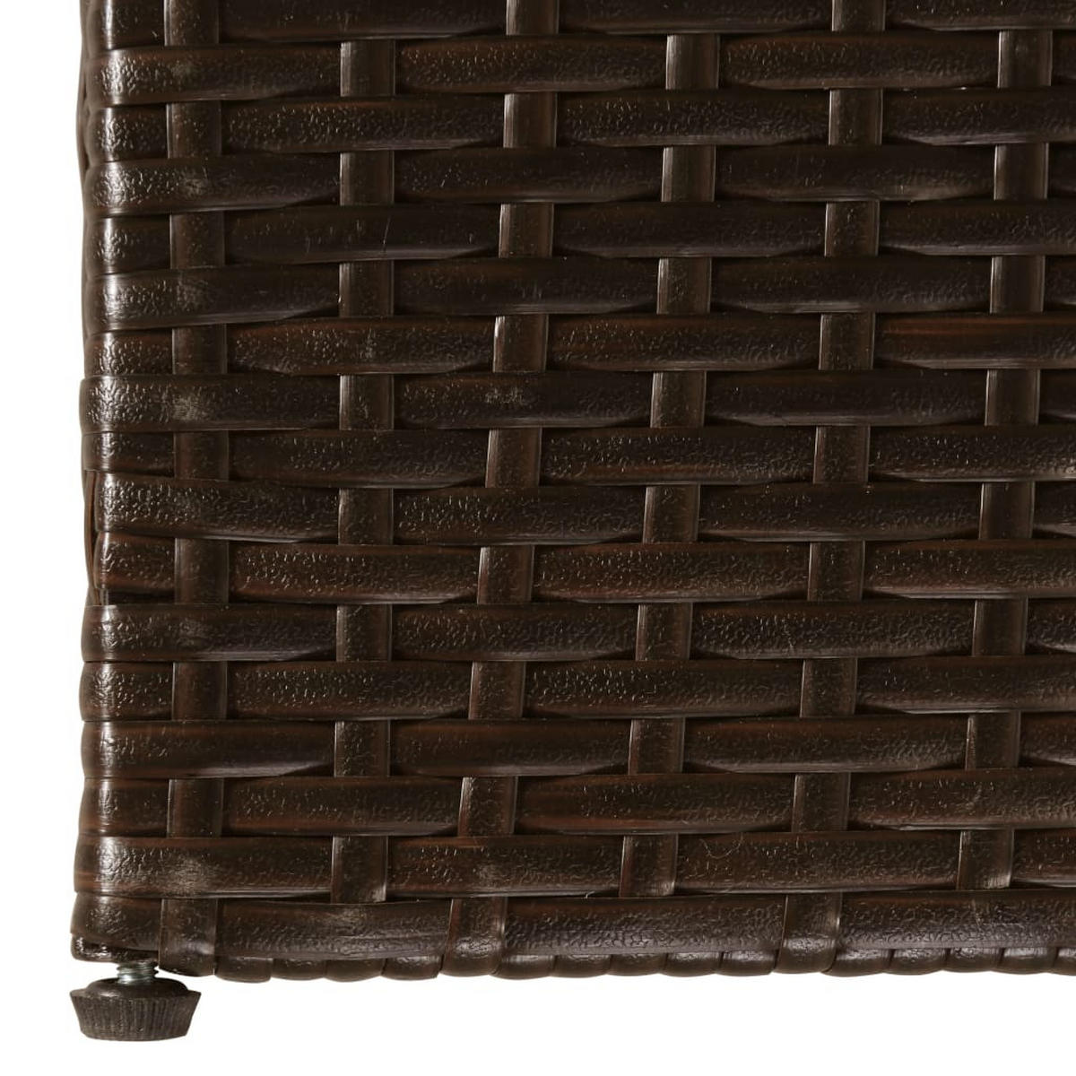 GARDEN-AUFLAGENBOX Braun 150x100x100 cm Poly Rattan - Braun, Kunststoff (150/100/100cm) - furnicato