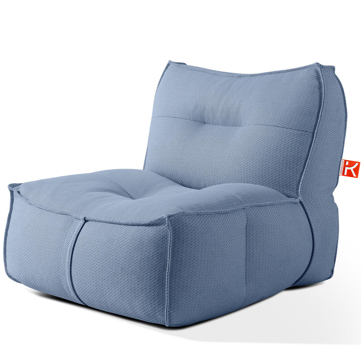 GARTENLOUNGE-SET LOVIA, Möbel-Set, Marineblau/Weiß - Dunkelblau, Textil - KONSIMO®