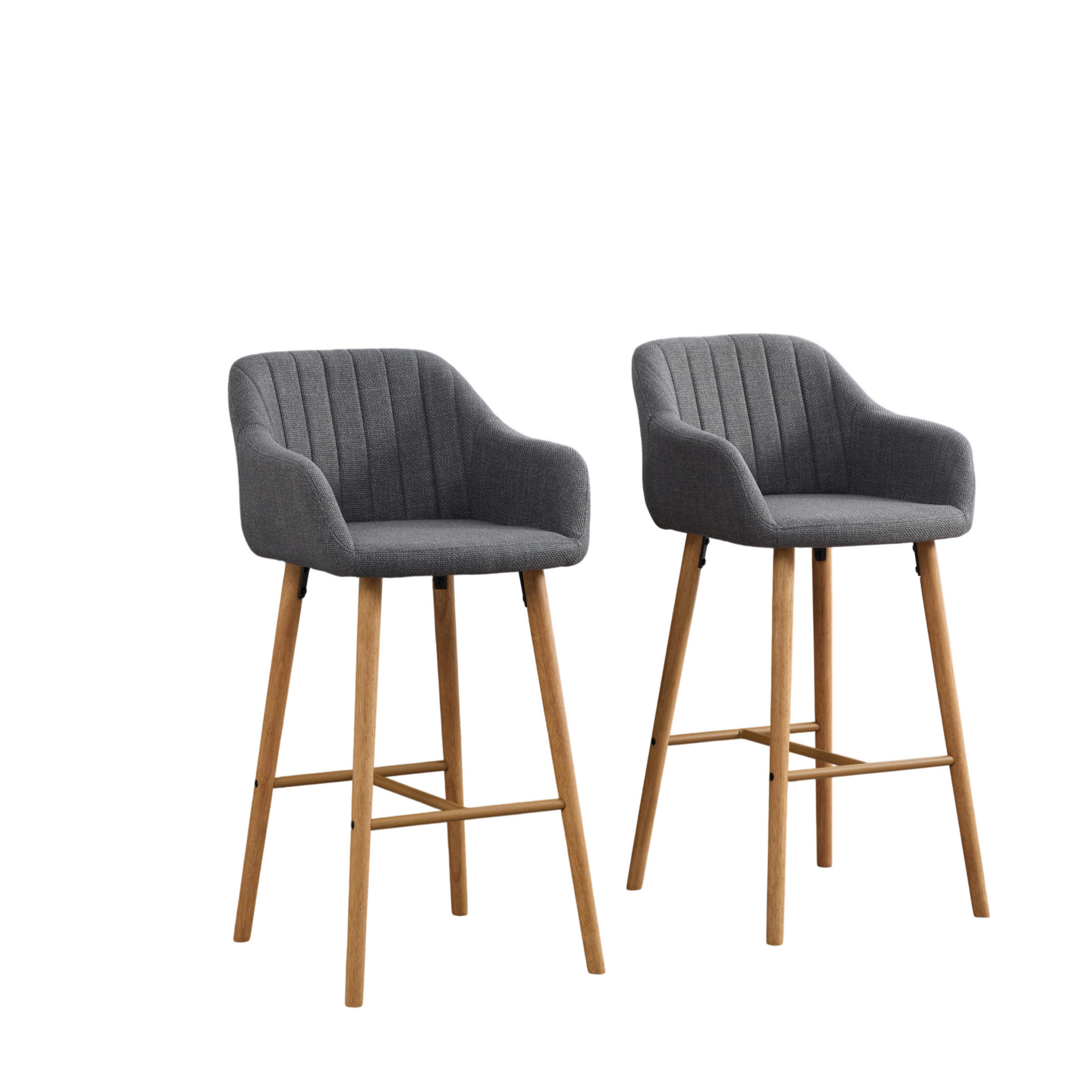 ComfortXL Barhocker Grau 55x108x58.5 cm