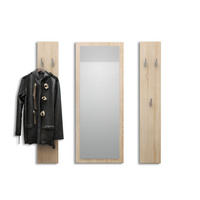 GARDEROBE Spot Eiche sägerau - Eiche San Remo, Holzwerkstoff (120/140/2cm) - Vladon