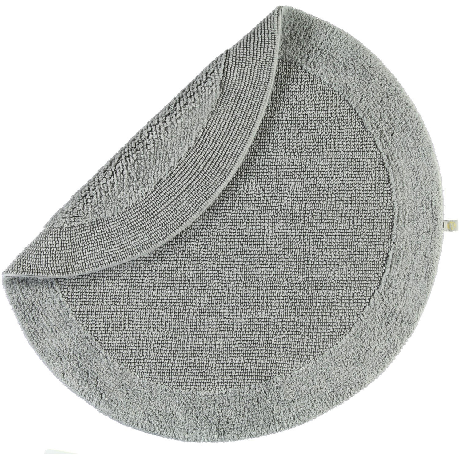 BADTEPPICHE EXQUISIT KIESEL - 85 - Grau, Textil (80/80cm) - Rhomtuft