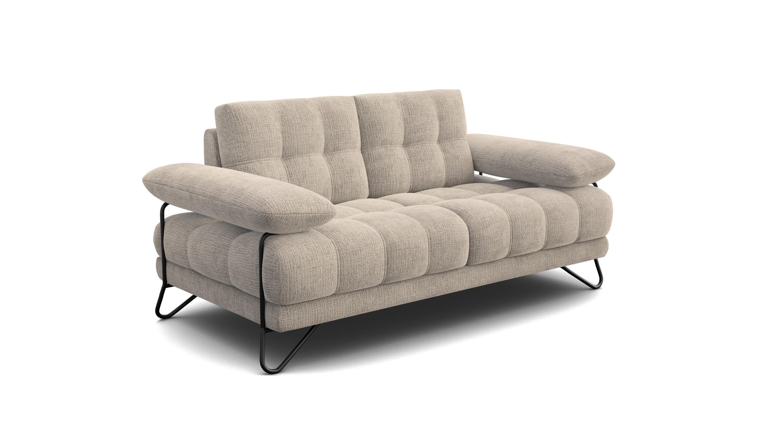 Wozimo Sofa Beige 185x87x96 cm