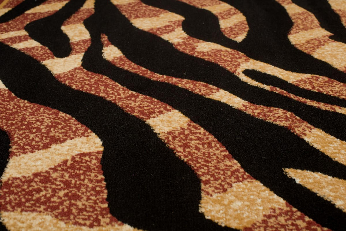 TEPPICH ATLAS Braun Schwarz 180/250 cm - Schwarz/Braun, Textil (180/250cm) - Tapiso