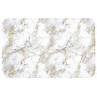 TEPIH ZA KUPAONICU Dragi kamen 80x50 cm - bijela, tekstil/plastika (80/50cm) - OnlyWow