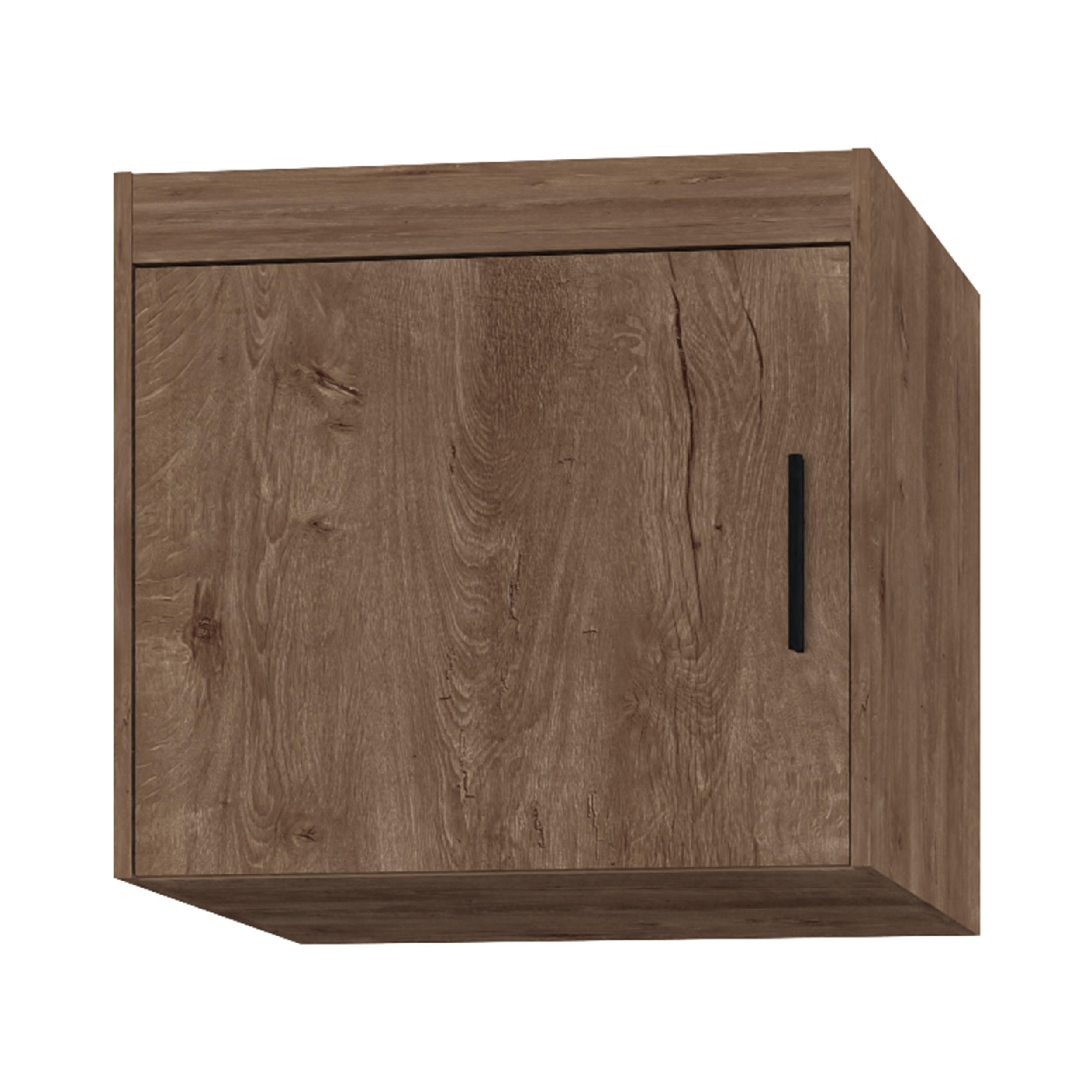 AUFSATZSCHRANK Storicos Eiche Lefkas 59,9/55/53 cm - 1T Modern - Braun, Holzwerkstoff/Kunststoff (60/55/53cm) - AX Living