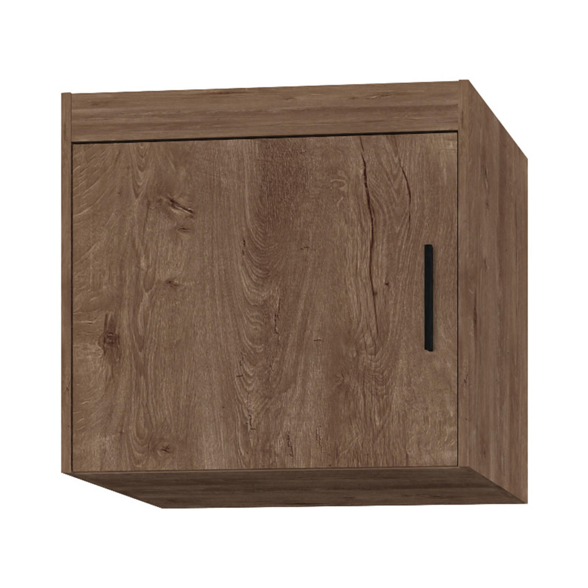 AUFSATZSCHRANK Storicos Eiche Lefkas 59,9/55/53 cm - 1T Modern - Braun, Holzwerkstoff/Kunststoff (60/55/53cm) - AX Living