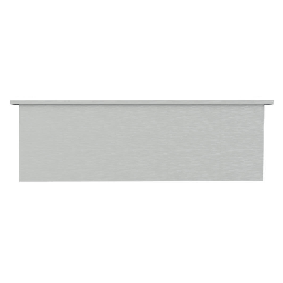 DUSCHNISCHE Silber 30/20 cm - Silberfarben, Metall (22/10/32cm) - LuxeBath