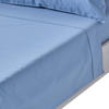 BETTLAKEN ohne Gummizug, Ägyptische Baumwolle, Fadendichte 1000 - Blau, Textil (275/275cm) - Homescapes