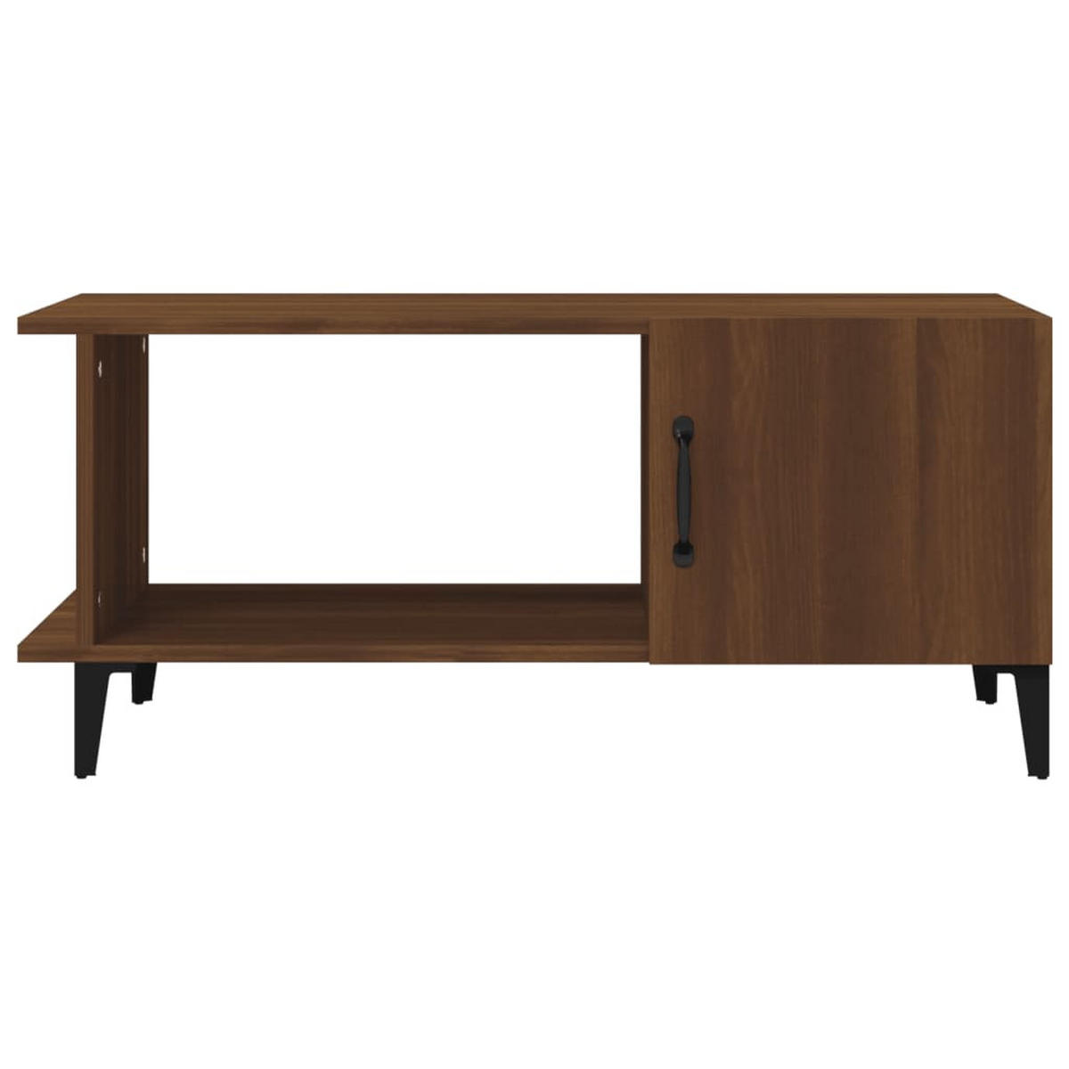 COUCHTISCH Braun Eichen-Optik 90x50x40 cm Holzwerkstoff - Braun, Holzwerkstoff (90/50/40cm) - furnicato