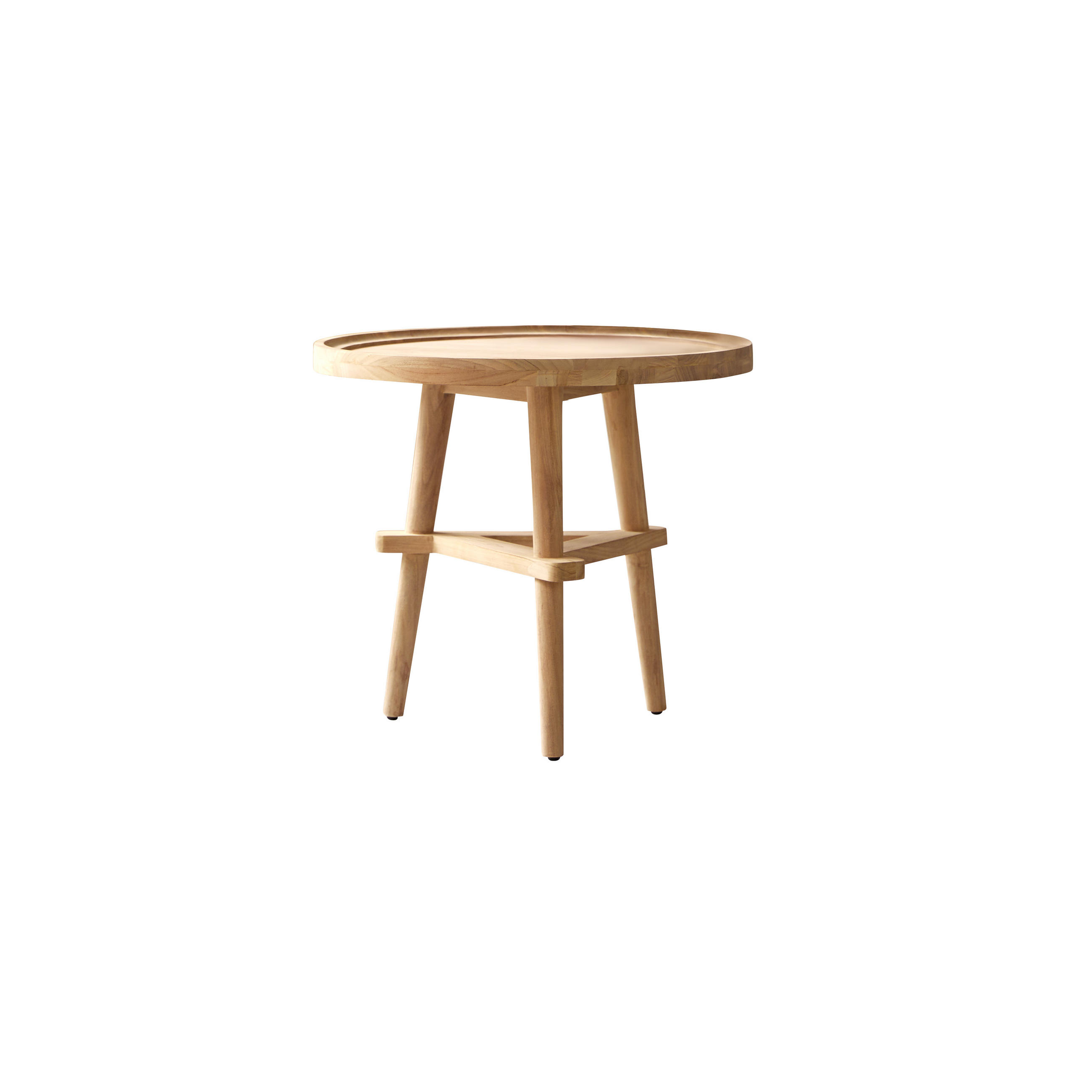 BEISTELLTISCH Paola Natur aus Teak - Naturfarben, Holz (60/60/52cm) - Tikamoon