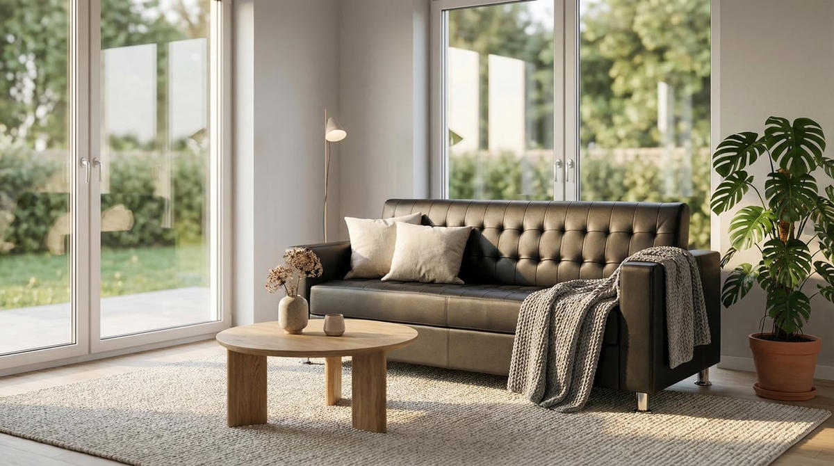 3-SITZER SOFA Braun - Braun, Textil (180/82/75cm) - MCW