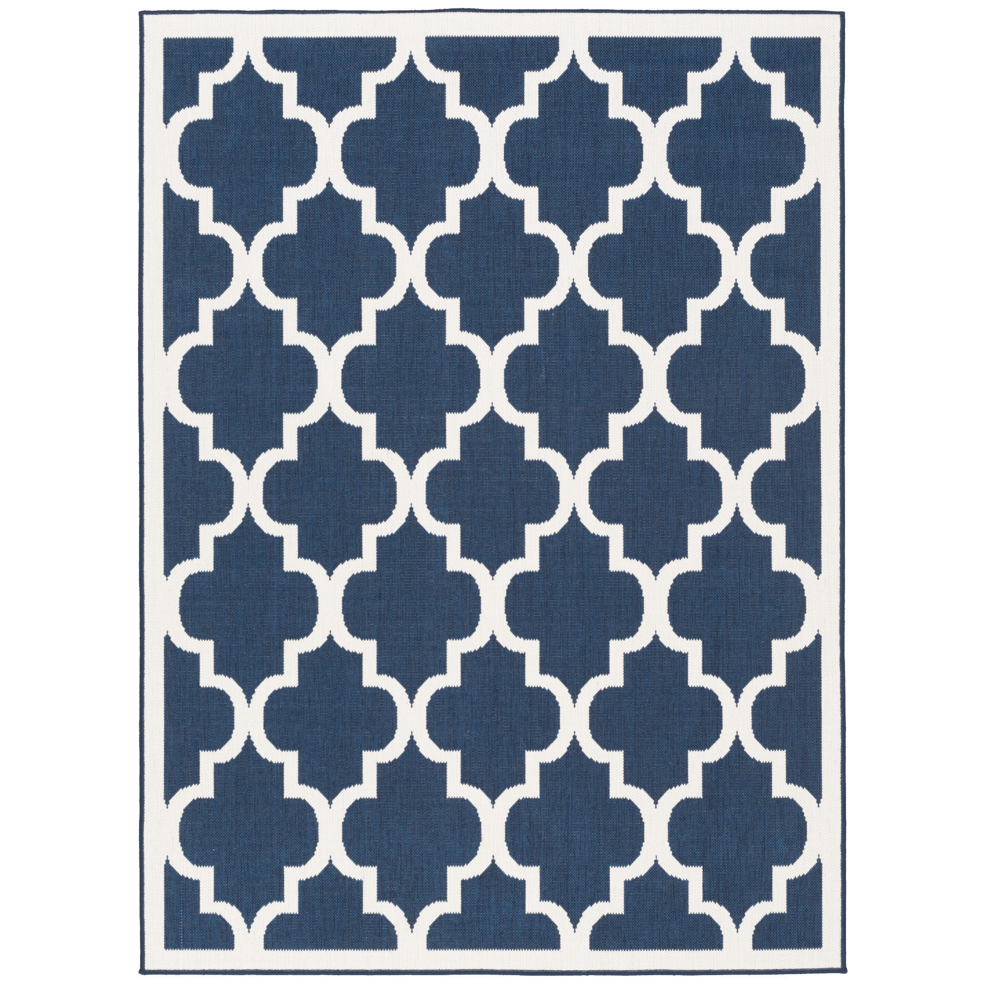 IN- UND OUTDOOR TEPPICH BEIDSEITIG CAPE COD FLIESENOPTIK - Blau, Textil (80/140cm) - Pergamon