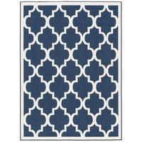 IN- UND OUTDOOR TEPPICH BEIDSEITIG CAPE COD FLIESENOPTIK - Blau, Textil (133/190cm) - Pergamon