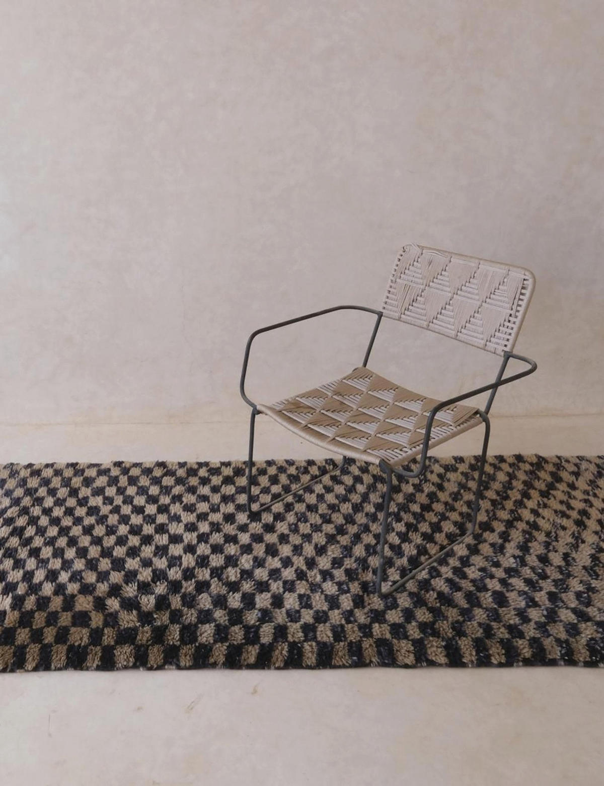 BERBERTEPPICH aus reiner Wolle 90x 313 cm - Beige, Naturmaterialien (90/313cm) - AFK Living