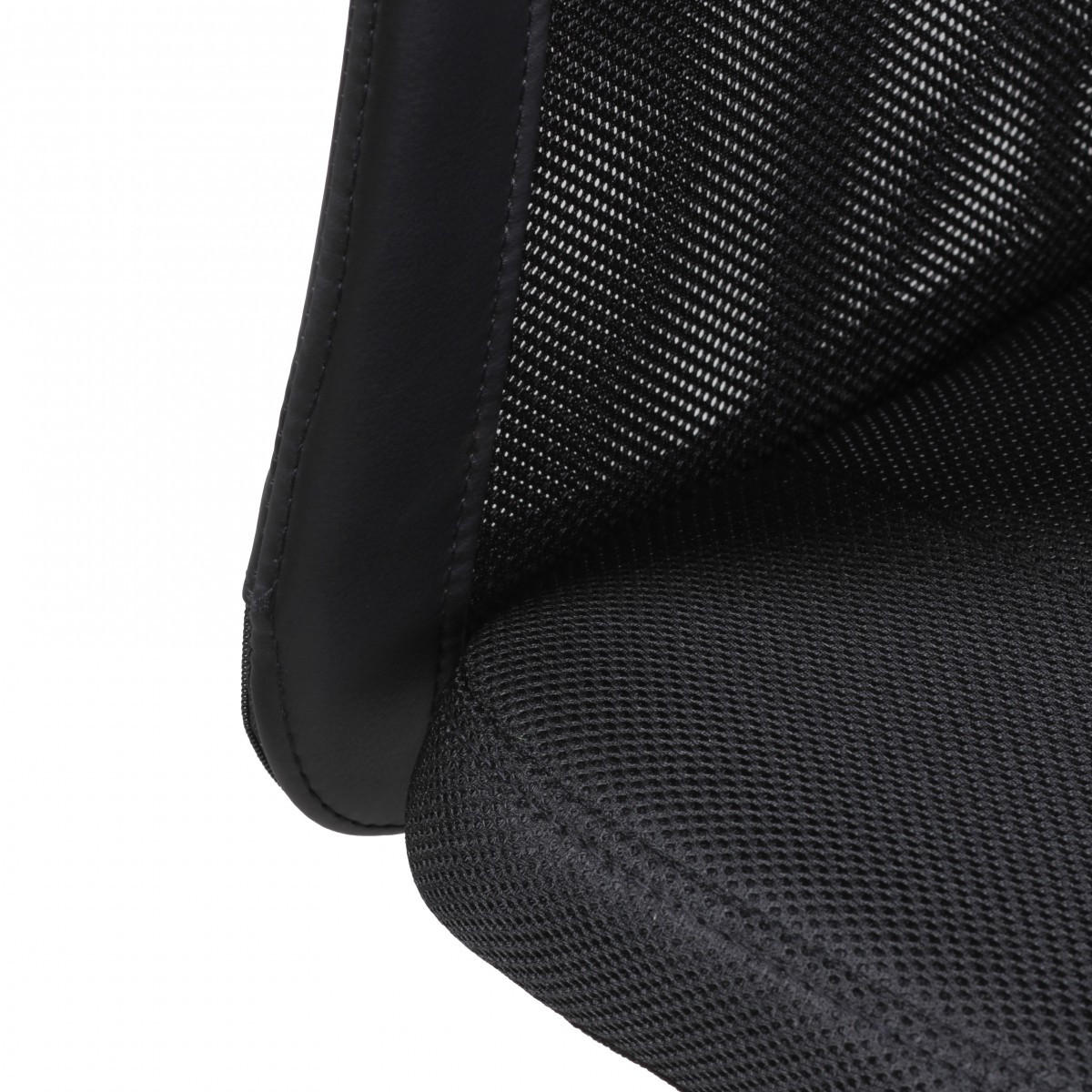 KINDERDREHSTUHL Netz Höhenverstellbar Bis 30kg, Schwarz 60x60x100 cm - Silberfarben/Schwarz, Textil/Metall (60/100/60cm) - KADIMA DESIGN