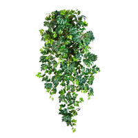 KUNSTPFLANZE Künstliche Hänge-Weinrebe - Artur 90 cm - Grün, Kunststoff (90cm) - aplanta
