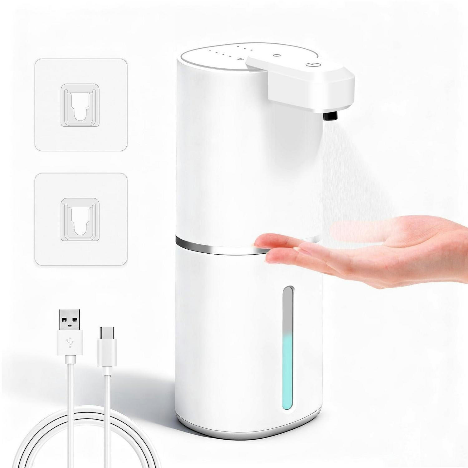 SEIFENSPENDER Automatisch mit Sensor Weiß 380 ml - Weiß, Kunststoff (10.5/8/20.5cm)