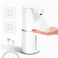 SEIFENSPENDER Automatisch mit Sensor Weiß 380 ml - Weiß, Kunststoff (10.5/8/20.5cm)