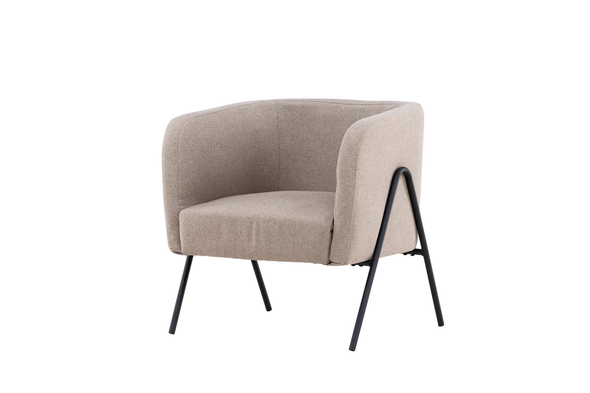 SESSEL RIKA Beige 65x66x70 cm - Beige, Textil (65/70/66cm) - FURNLUX