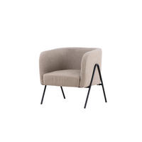 SESSEL RIKA Beige 65x66x70 cm - Beige, Textil (65/70/66cm) - FURNLUX