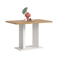 ESSTISCH GUSTAV (B/H/T: ca. 110/76/70 cm) in weiß/Artisan Eiche Nachbildung - Weiß, Holzwerkstoff (70/110/76cm)