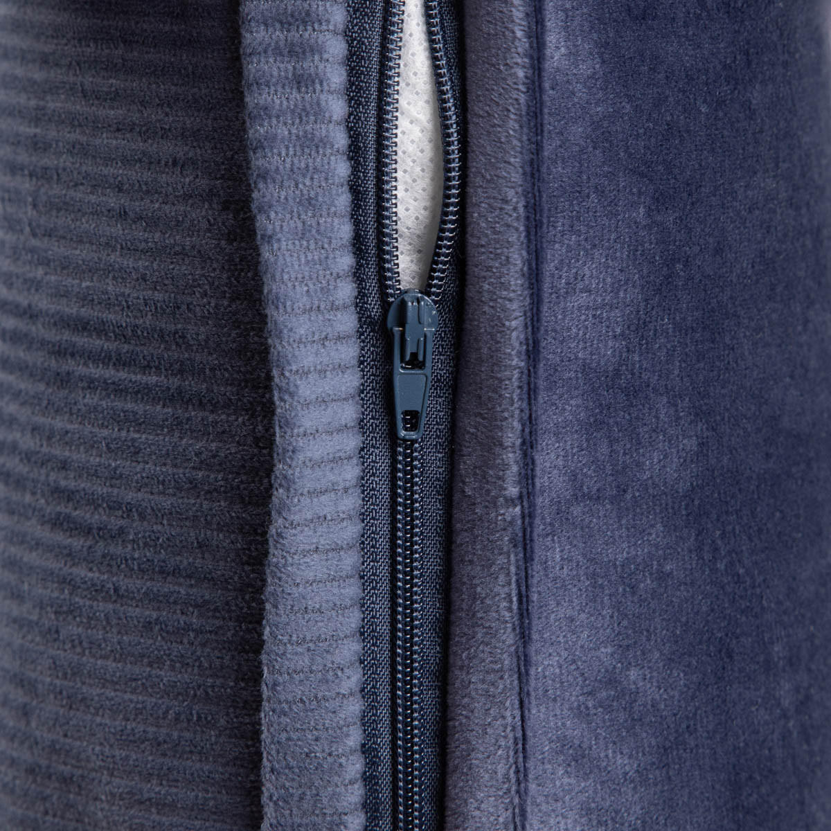 KOPFKISSENBEZUG Nantu blau 45/45 cm - Blau, Textil (45/45cm) - Homla