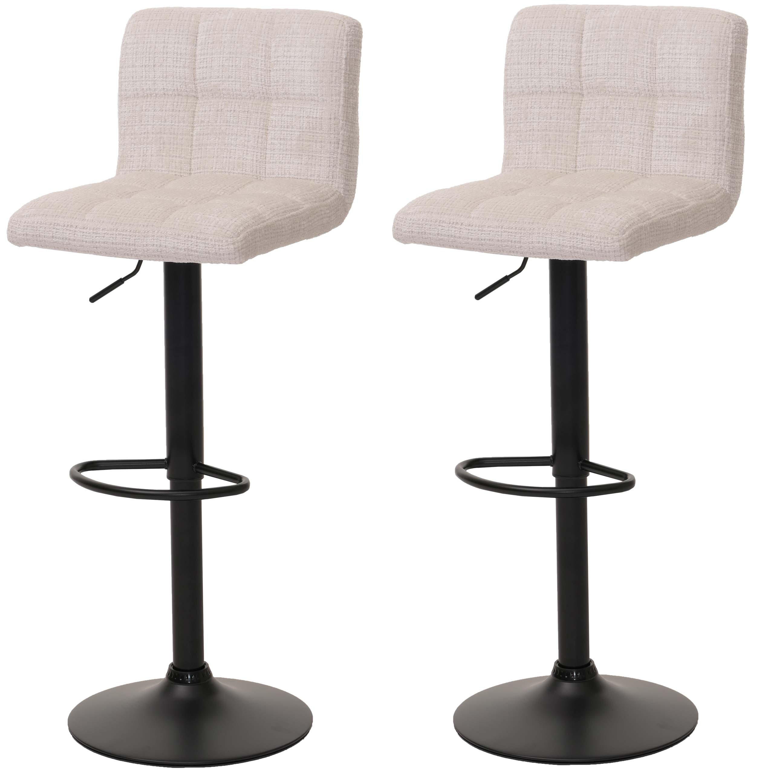 BARHOCKER Beige 2er-Set - Beige, Textil (38/107/41cm) - MCW