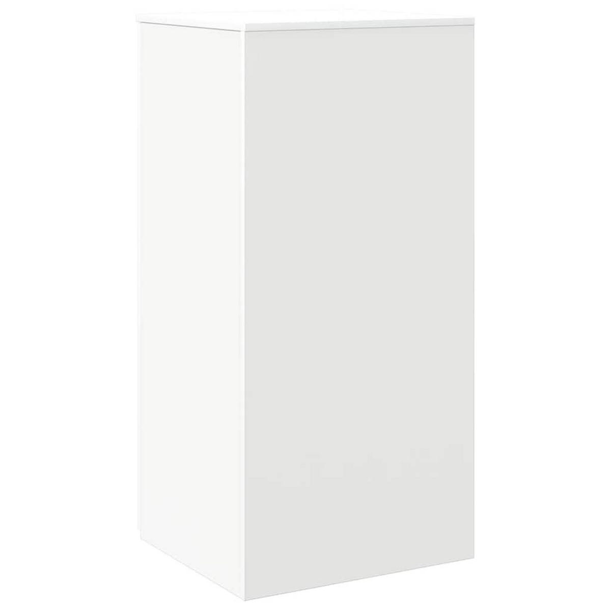 LAGERSCHRANK Weiss 50/45/103,5 Cm Holzwerkstoff - Weiß, Holzwerkstoff (45/103.5/50cm) - vidaXL