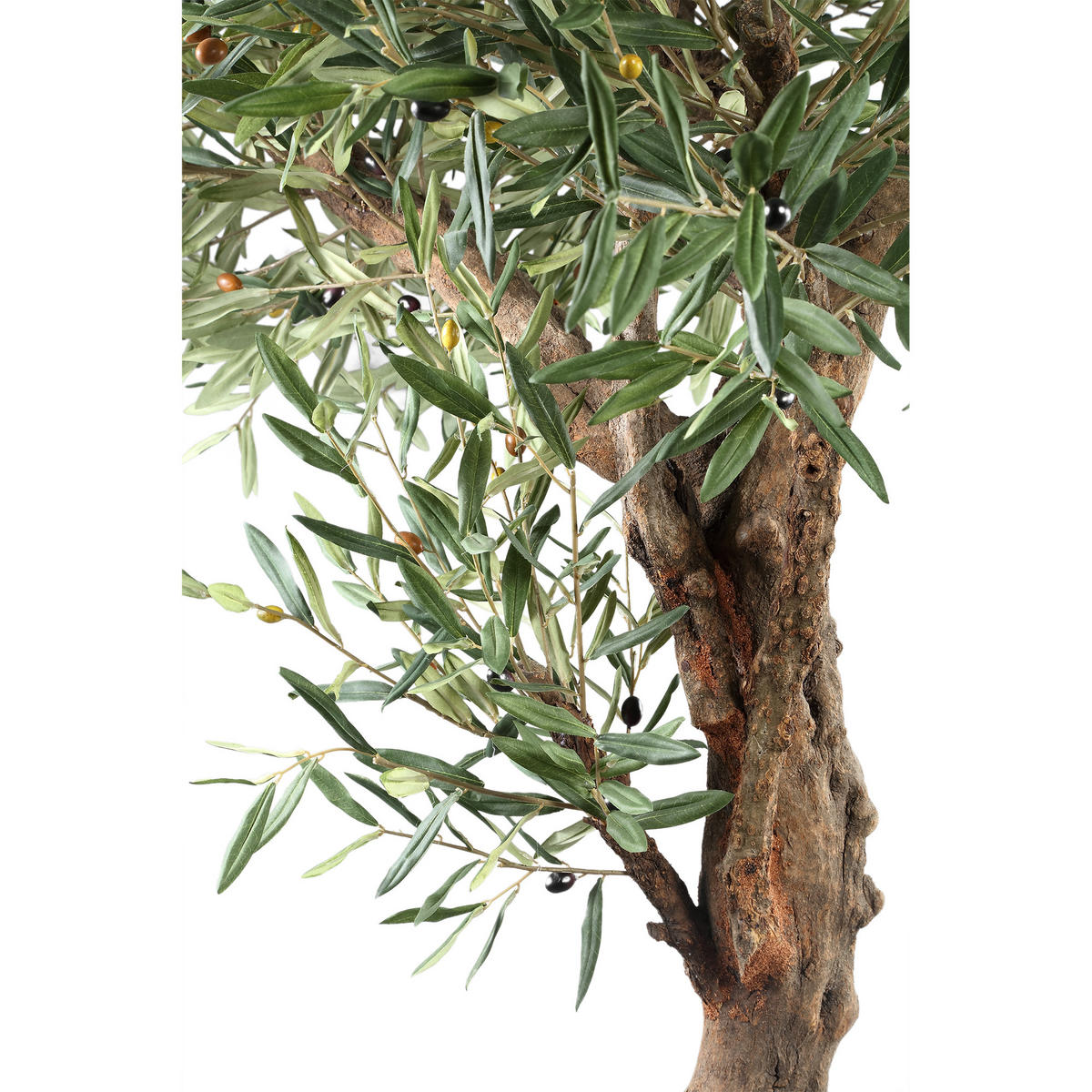 KUNSTPFLANZE Tree Grün 120/120/210cm - Grün, Kunststoff/Stein (210cm) - PTMD Collection
