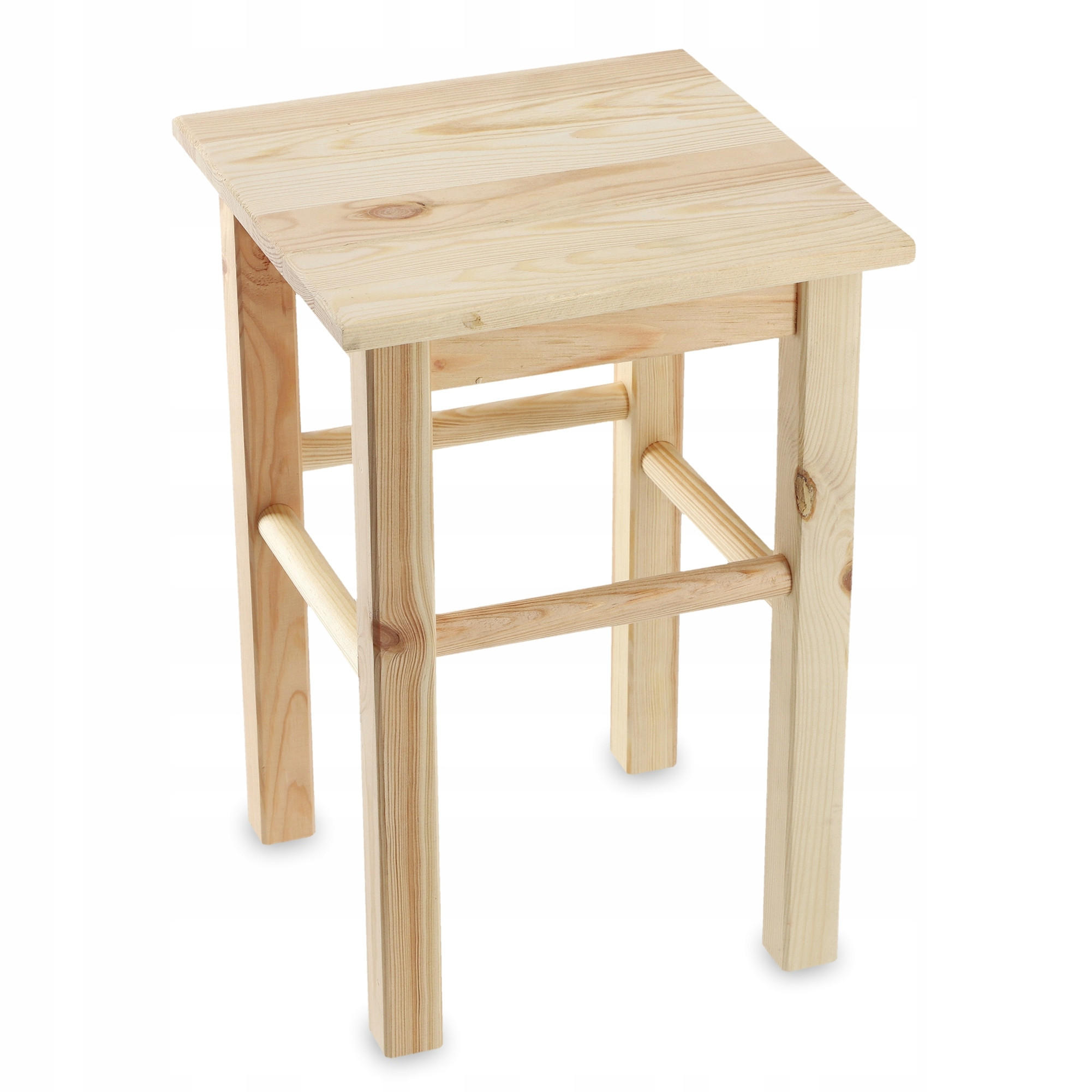 KÜCHENHOCKER aus Holz 44 x 30 cm - Naturfarben, Holz (30/44cm) - KADAX