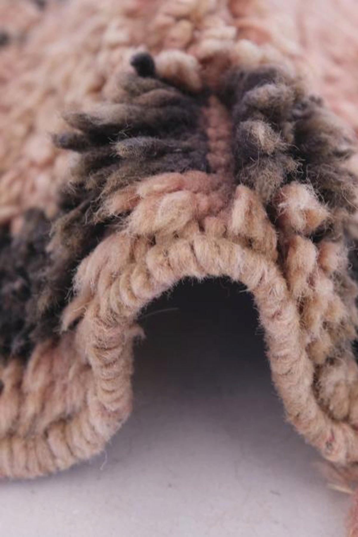 BERBERTEPPICH aus reiner Wolle 112x 207 cm - Pink, Naturmaterialien (112/207cm) - AFK Living