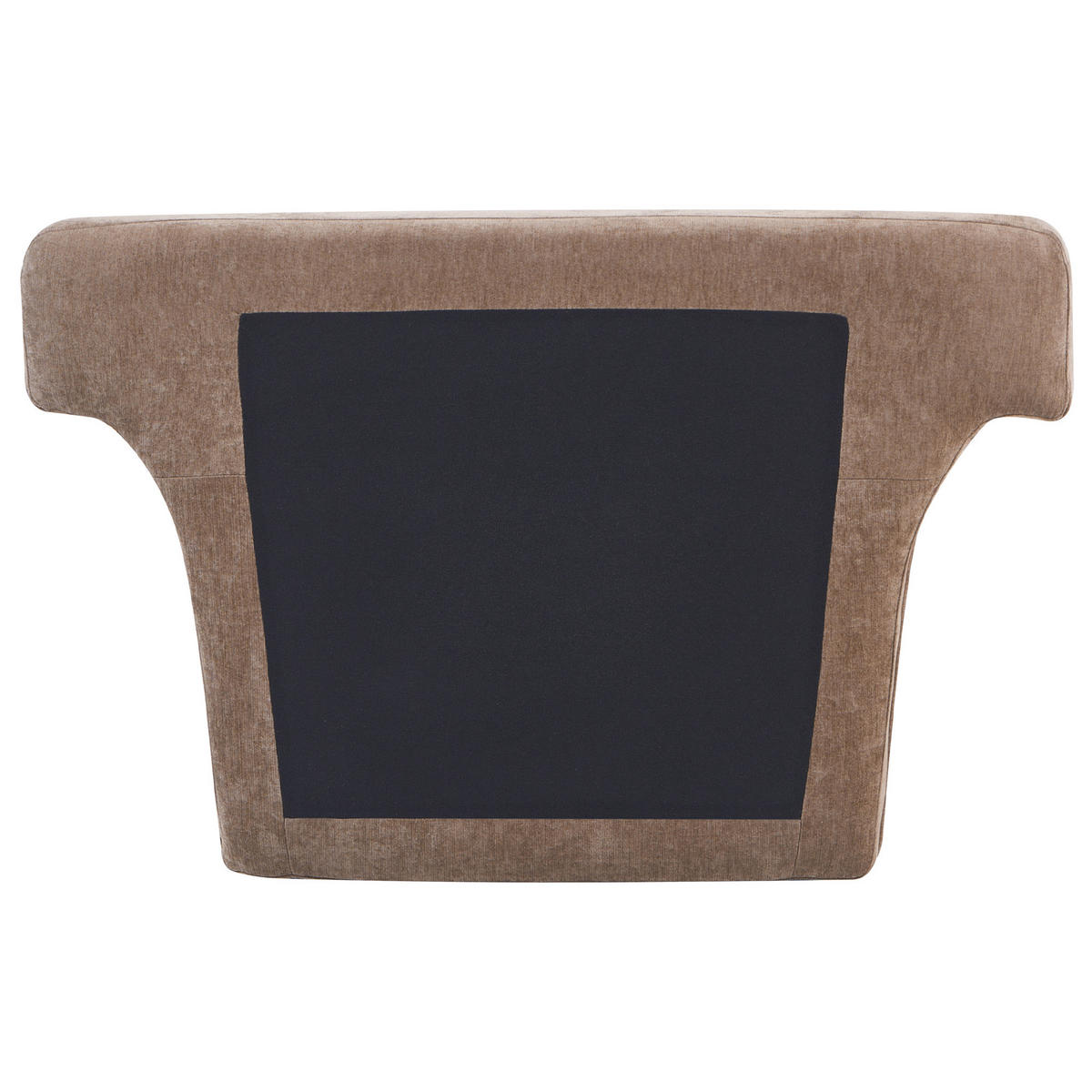 SESSEL Chenillegewebe Braun Rattvik - Hellbraun/Braun, Textil (98/86/82cm) - Beliani