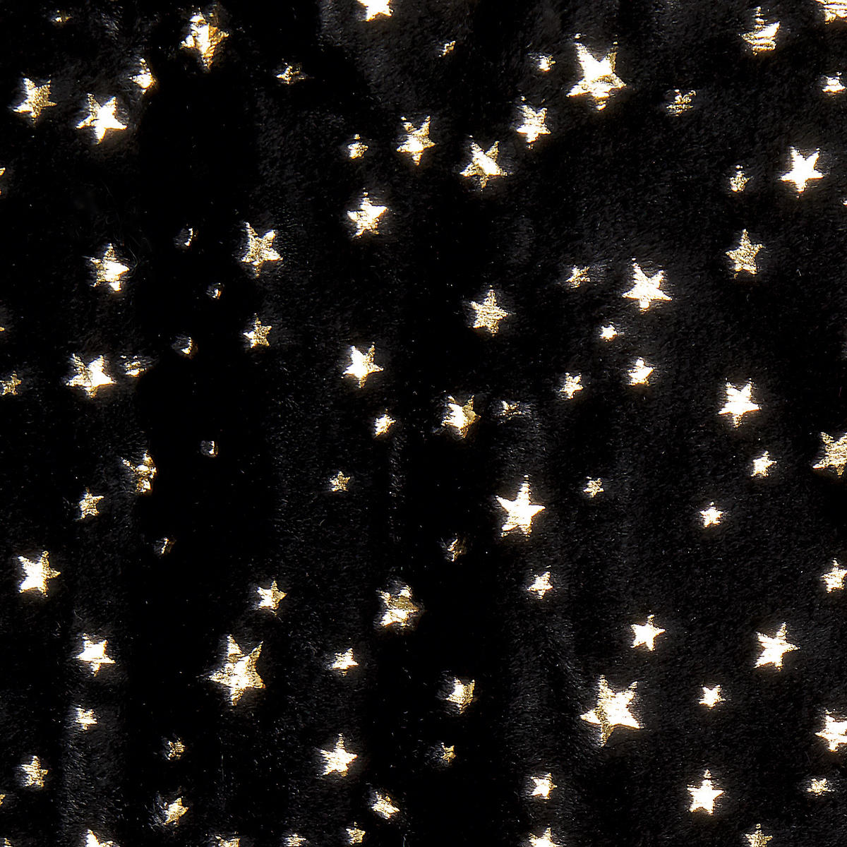 DECKE Schwarz Alazeya 130/180 cm - Schwarz, Textil (130/180cm) - Beliani