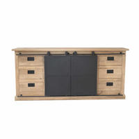 SIDEBOARD Fresno Braun 45/200/90 cm - Braun, Holz (200/90/45cm) - Starfurn