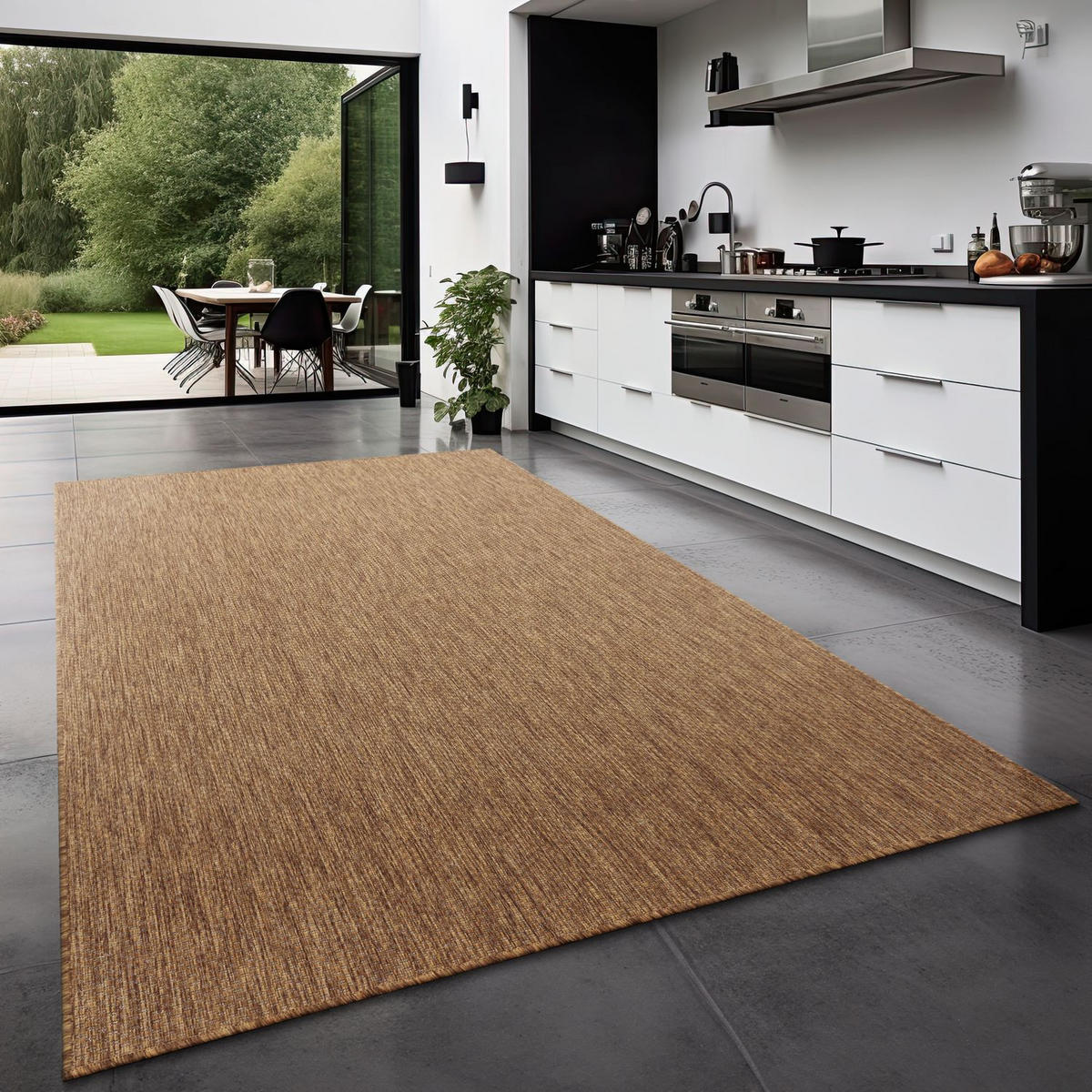 OUTDOORTEPPICH Coffee 300 x 400 cm - Dunkelbraun, Kunststoff (300/400cm) - TT Home