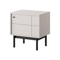 NACHTTISCH GIAPPONESE 53,5/56,6/39 cm Kaschmir - Kaschmir, Holzwerkstoff (53.5/56.6/39cm) - MASSENO