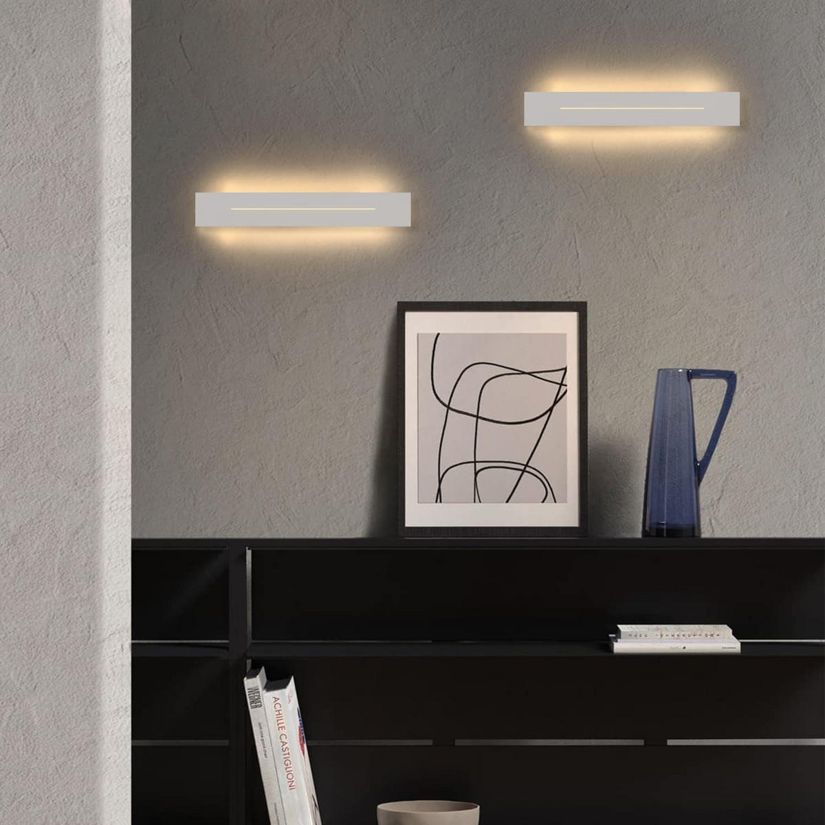 LED WANDLEUCHTE Vision - Weiß, Metall (5/5/30cm) - Nettlife