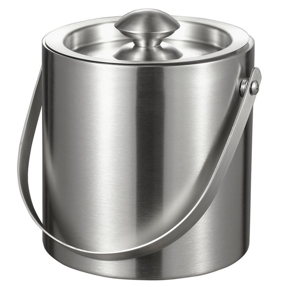 FLASCHENKÜHLER Silber 15/15/15 cm KH1243 - Silberfarben, Metall (15/15cm) - Kinghoff 