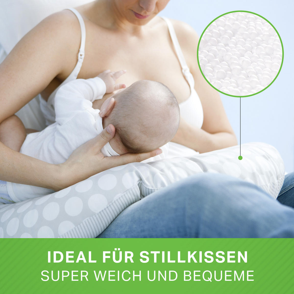 MIKRO-EPS-PERLEN Sitzsack-Füllung 430 Liter - Weiß, Kunststoff (0.2/0.2/0.2cm) - Green Bean