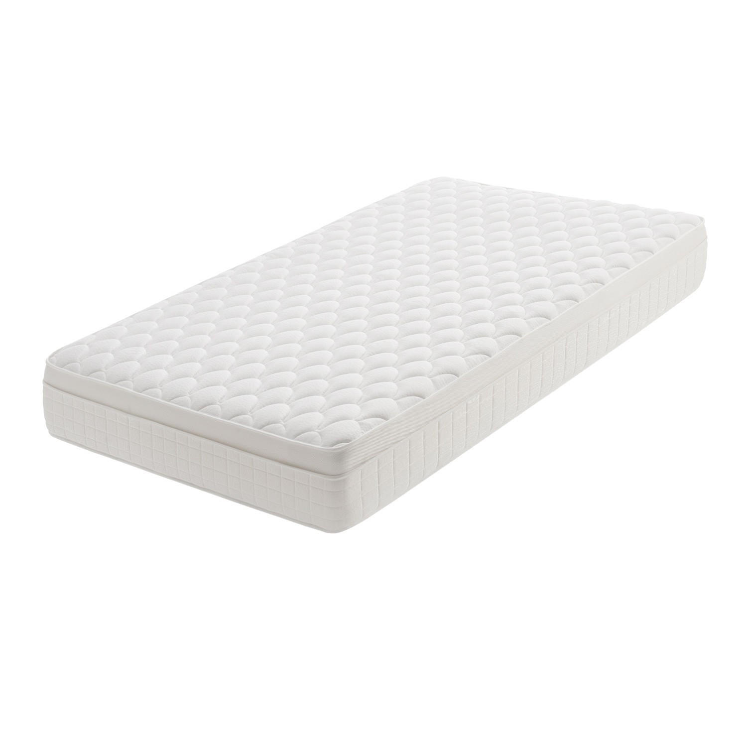 MATRATZE Box Spring Premier - 80X190, 30cm - Weiß, Textil (80/190cm) - Moonia