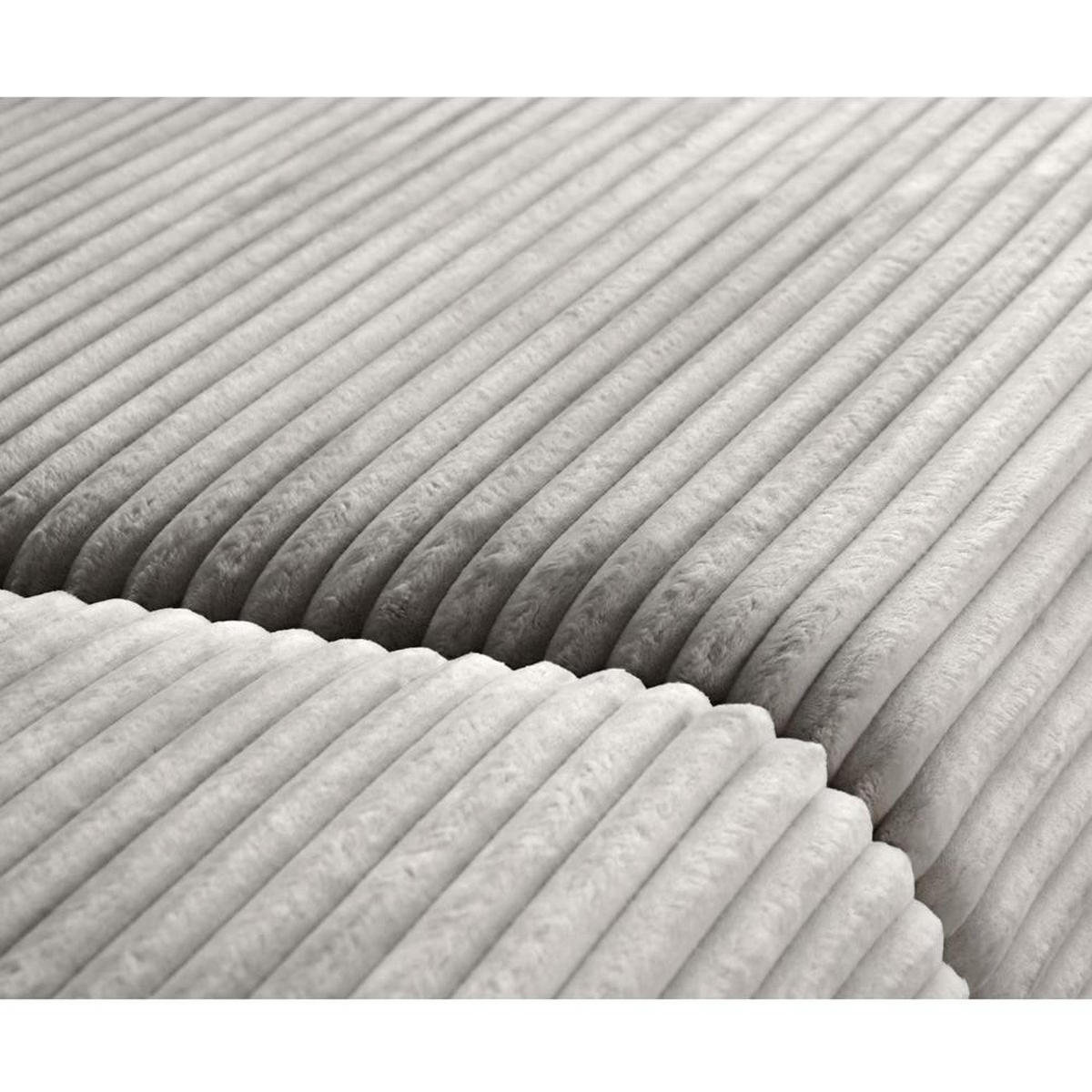 SCHLAFSOFA Samir 3-Sitzer beige - Beige/Schwarz, Kunststoff/Textil (240/92/108cm) - Beautysofa